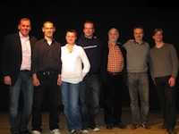 (v.l.n.r.) Christoph Heesch, Volker Schüler, Nadine Möller-Heesch, Danny Canal, Hans-Jürgen Kleefeldt, Oliver Wieben, Manuel Ostendorf